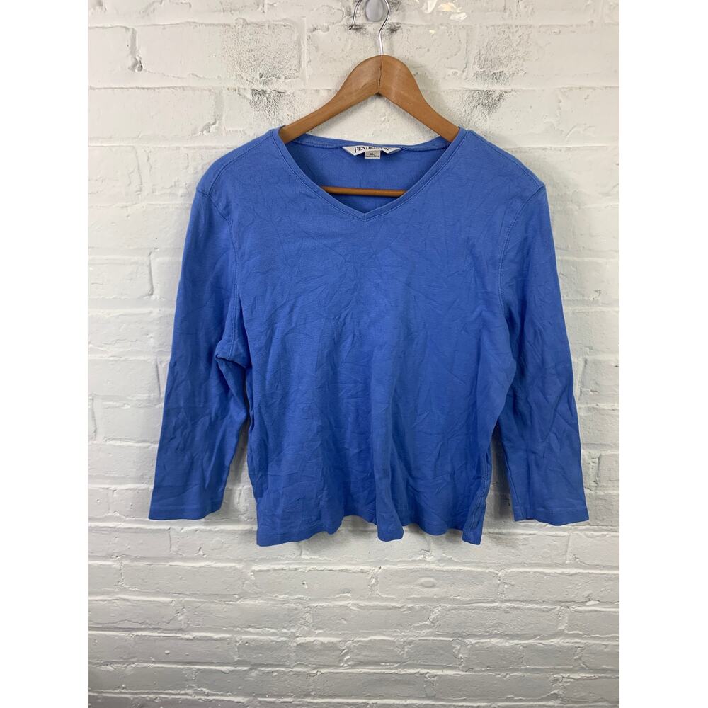 Pendleton Women's Pullover V-Neck Sweater Cotton … - image 1